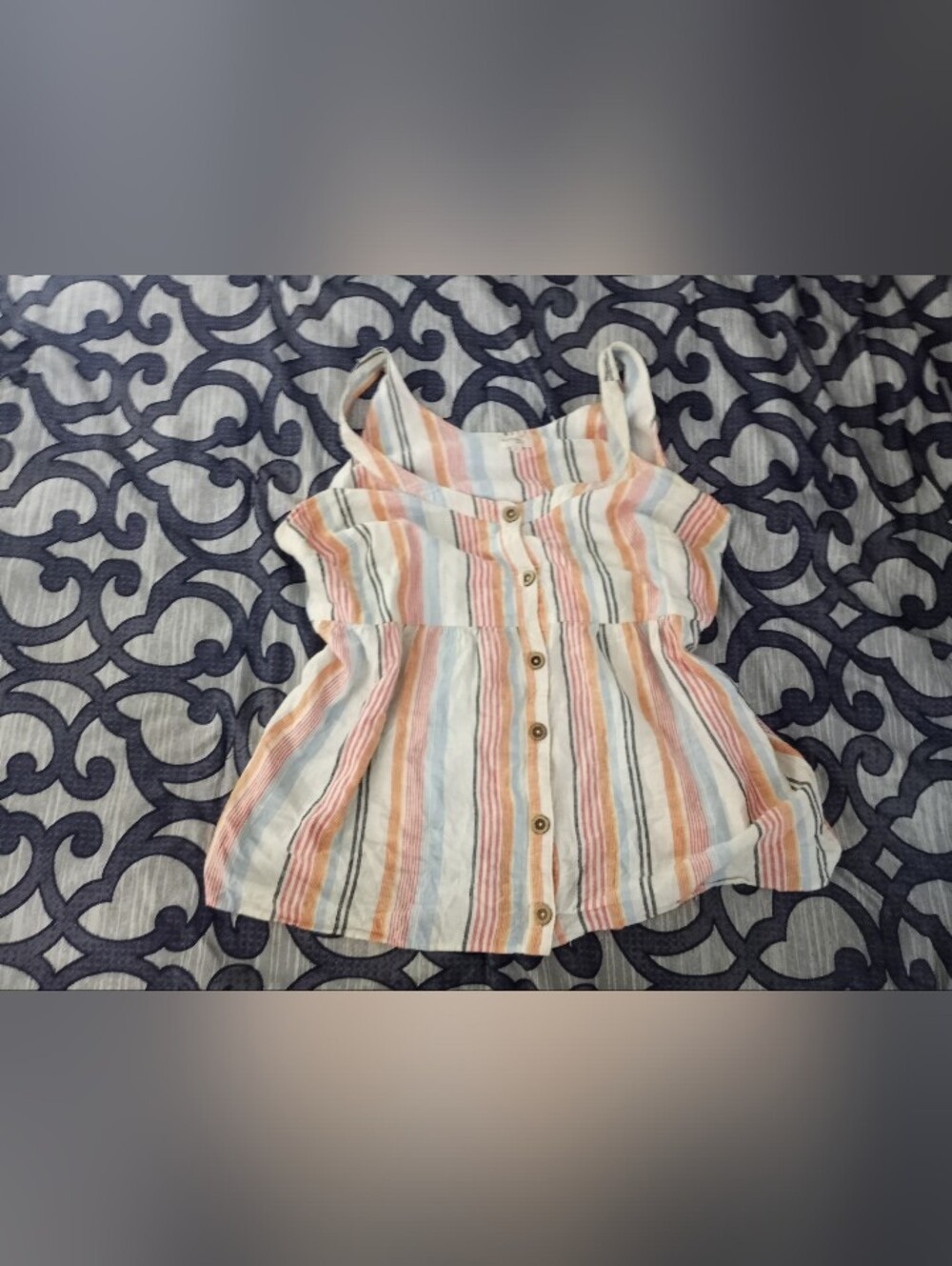 👠TERRA & SKY Plus Size Linen/Rayon Top👠